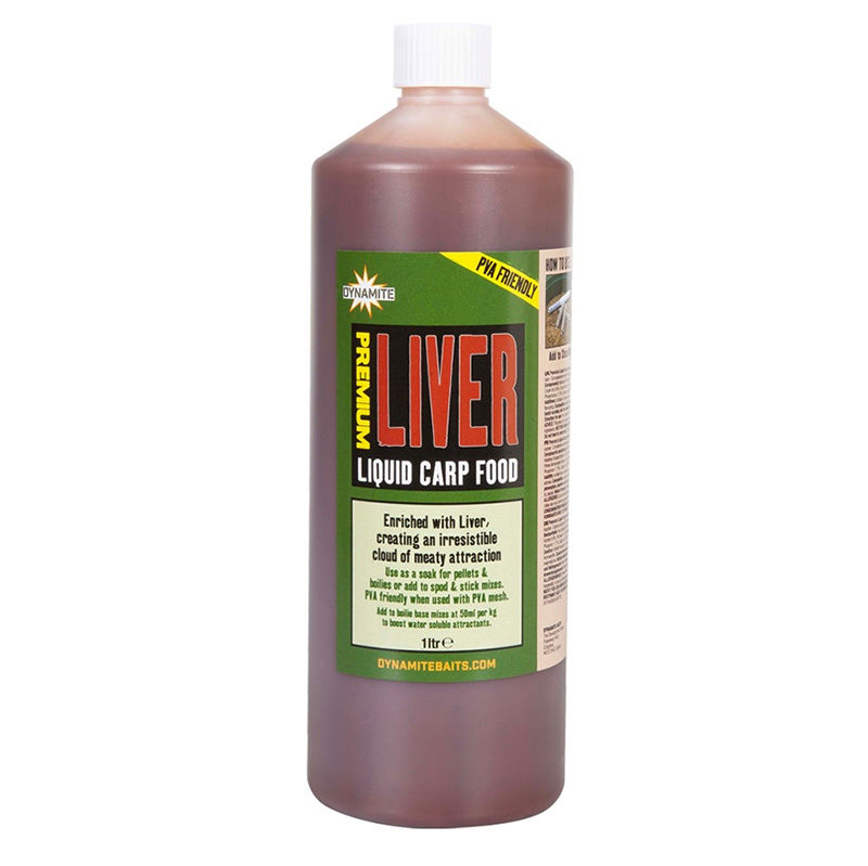 Dynamite Baits Premium Liver Liquid Carp Food 1Ltr